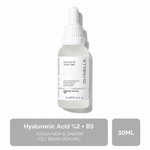 Yoğun Nem & Onarım Cilt Bakım Serumu Hyaluronic Acid %2 + B5