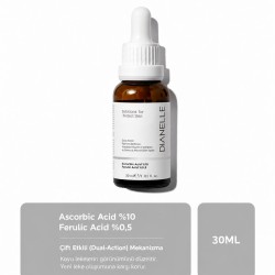 C Vitamini Leke Karşıtı Canlandırıcı Serum - %10 Ascorbic Acid & %0.5 Ferulic Acid