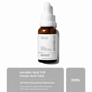 C Vitamini Leke Karşıtı Canlandırıcı Serum - %10 Ascorbic Acid & %0.5 Ferulic Acid C Vitamini Leke Karşıtı Canlandırıcı Serum - %10 Ascorbic Acid & %0.5 Ferulic Acid